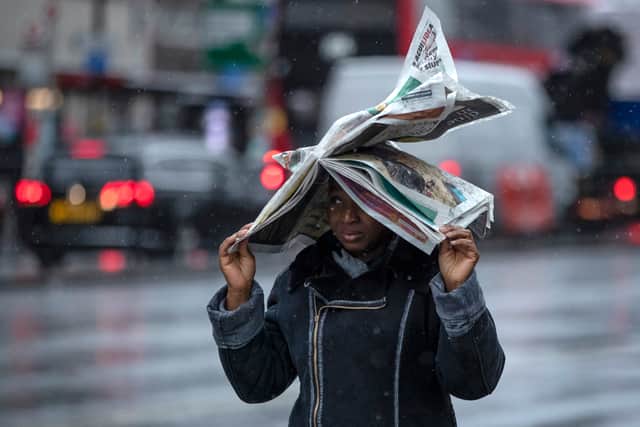 Strong winds and heavy rain will hit parts of the UK this week.