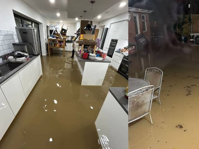 Home destroyed by floods for second time in around 12 months.