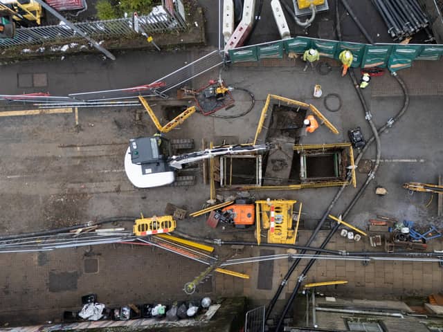 A sinkhole along Halifax Road, Hedben Bridge in Yorkshire has turned up on Google as an unlikely tourist attraction and five star reviews.