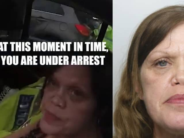 Police find 9kg of cocaine worth up to £750k in Linda Lawrence's car boot.