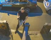 This is the moment an armed criminal's own CCTV system filmed him taking part in a gun deal before the same cameras filmed firearms officers raiding his house less than an hour later. 