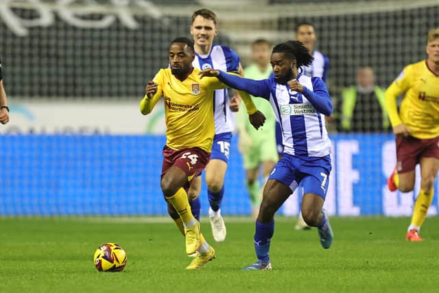 Dion Rankine won't play for Wigan Athletic tonight. He's injured.