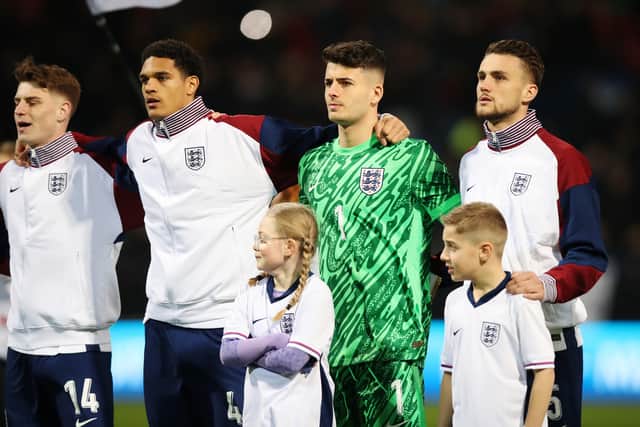 Sam Tickle has represented England whilst being contracted to Wigan Athletic.