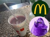 I tried the limited edition Grimace shake from McDonald's