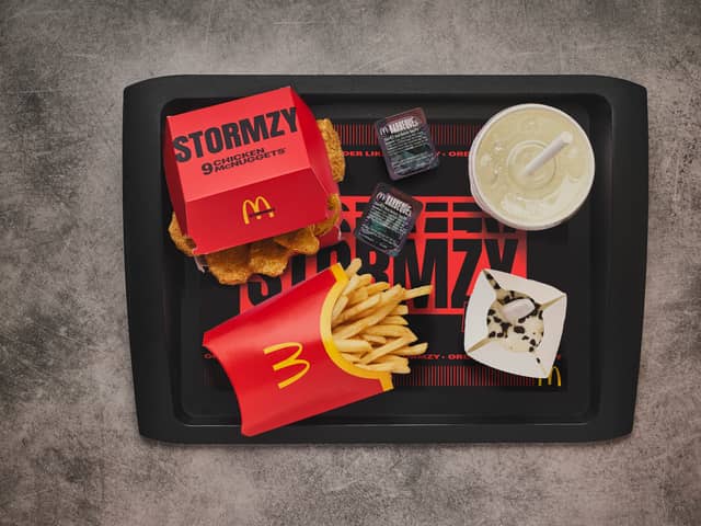  Multi award-winning artist Stormzy (AKA Big Mike) makes history with McDonald’s, launching the first Famous Order across UK and Ireland (Photo: Red Consultancy)