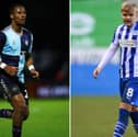 Richard Kone (L) is Wycombe Wanderers' top scorer but he has been out with injury. Wigan Athletic will be without Matt Smith because of a hamstring problem. 