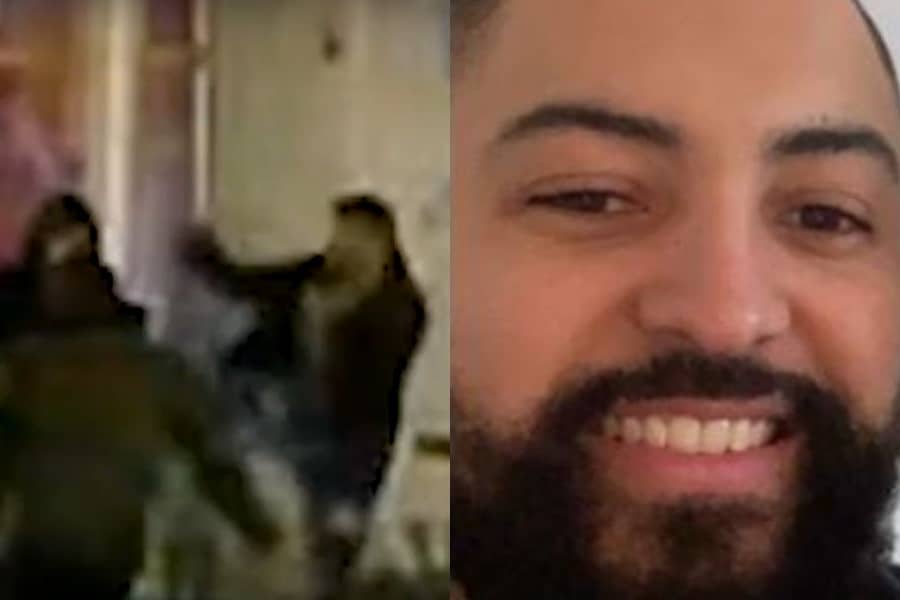 Gang re-enacts killing of father.