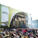  A general view of the main stage on day 3 of the Latitude Festival held in Henham Park, Southwold on July 18, 2009 in Southwold, England. 