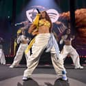 Megan Thee Stallion was indicated in the study to have used derogatory terms as a means of empowerment, but critics argue it reinforces misogyny in music.