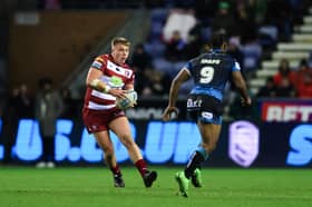 Harvie Hill in action for Wigan Warriors