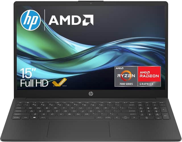 HP 15.6” Laptop (Ryzen 3, 8GB RAM, 256GB SSD)