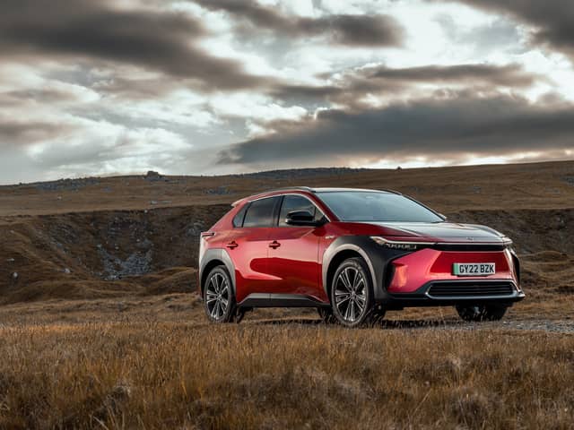 Toyota's bZ4X is certainly distinctive - at least from the outside