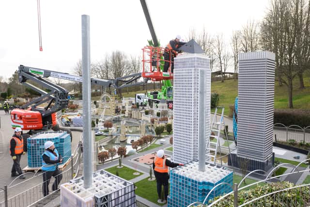 The display is made from nearly 1,000,000 LEGO bricks and took expert model makers 4,700 hours to create. 