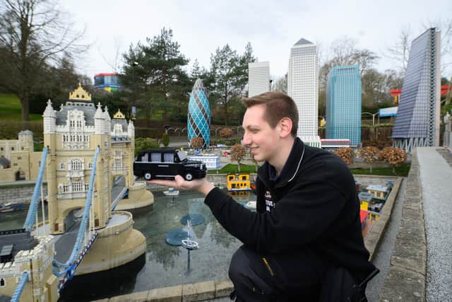 The display is made from nearly 1,000,000 LEGO bricks and took expert model makers 4,700 hours to create. 