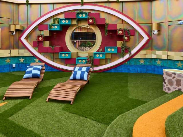 You can't escape the eye even in the garden at the CBB House!