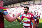 Bevan French celebrates a Wigan Warriors victory