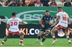 Abbas Miski in action for Wigan Warriors