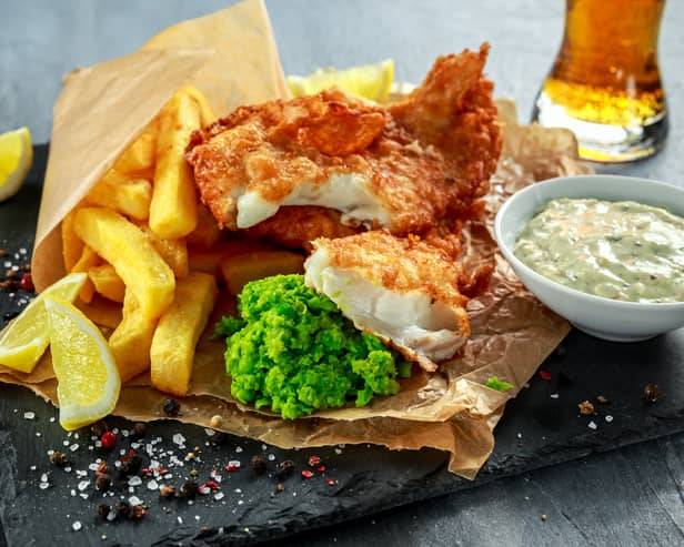 Fish and chips.