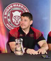 Wigan Warriors head coach Matt Peet in a press conference