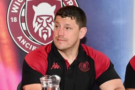 Wigan Warriors head coach Matt Peet in a press conference