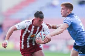 Harry Smith in action for Wigan Warriors in the Academy Grand Final in 2019