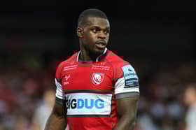 Christian Wade in action Gloucester Rugby