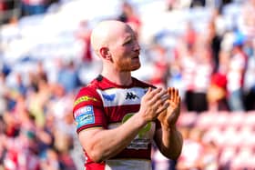 Liam Farrell in action for Wigan Warriors
