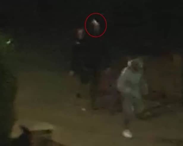 Video shows moment murder victim runs away from scene.