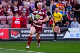Liam Farrell in action for Wigan Warriors
