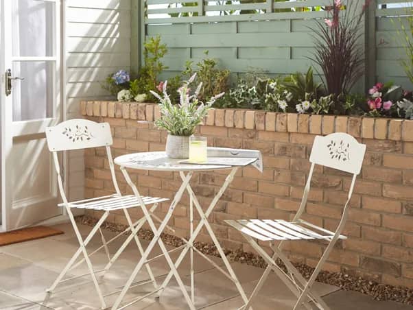 This quaint bistro set from Dunelm costs just £79