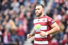 Kaide Ellis in action for Wigan Warriors