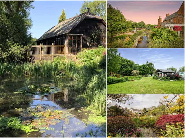 These are some of the houses for sale across the country with extraordinary gardens