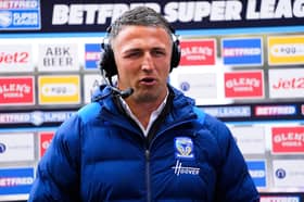 Warrington Wolves head coach Sam Burgess