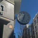 This clock eerily stopped at the time of the blackout - 12.33pm