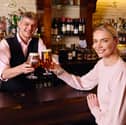 Celebrity landlords Merlin Griffiths and Jodie Kidd have teamed up with HEINEKEN SmartDispense for a new podcast Three Landlords Walk into a Bar