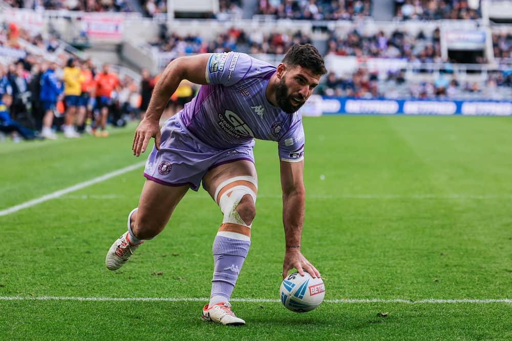 Abbas Miski in action for Wigan Warriors at Magic Weekend