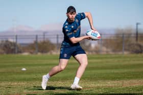 Jack Farrimond in Wigan Warriors training in Las Vegas