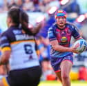 Izzy Rowe in action for Wigan Warriors