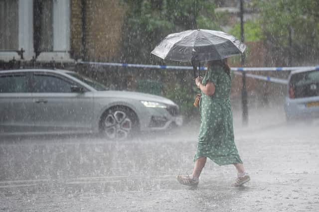 The Met Office has warned of rain showers