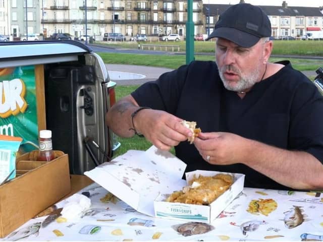 Stephen Peel from Warrington has eaten at 120 UK chippies.