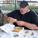 Stephen Peel from Warrington has eaten at 120 UK chippies.