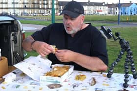 Stephen Peel from Warrington has eaten at 120 UK chippies.
