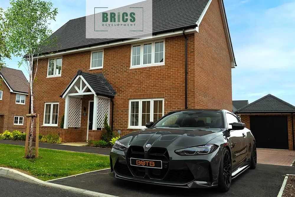 The Chichester house is brand new and ready to move into - it even comes with a free car