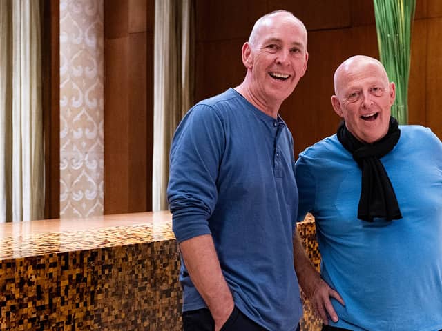 Race Across the World finalists Brian and Melvyn.