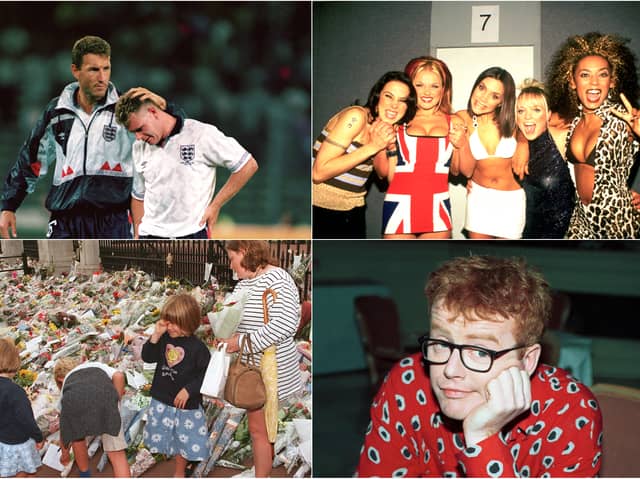 These photos capture some of the defining moments of the 90s