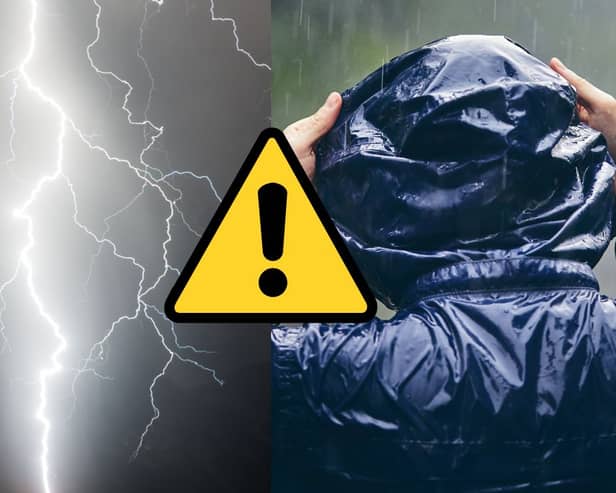 A Met Office thunderstorm warning has been issued for Wigan.