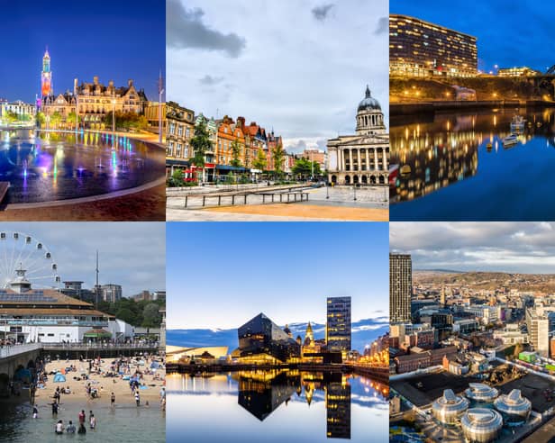 The population of England's biggest cities is forecast to grow by up to 15% by 2032