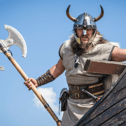 Think your family came over with the Normans? This fearsome Viking re-enactor is a reminder that many northern surnames trace back to Norse invaders.