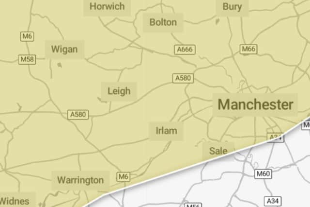 A Met Office wind warning has been issued for Wigan as Storm Floris is to hit the country.  The yellow wind warning will be in place for Wigan from 06:00 on August 4 to 06:00 on August 5.