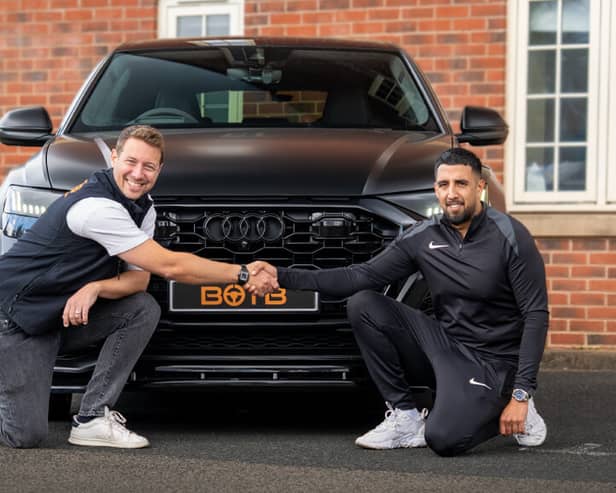 BOTB's Christian Williams congratulates Owais Khan on his big win 